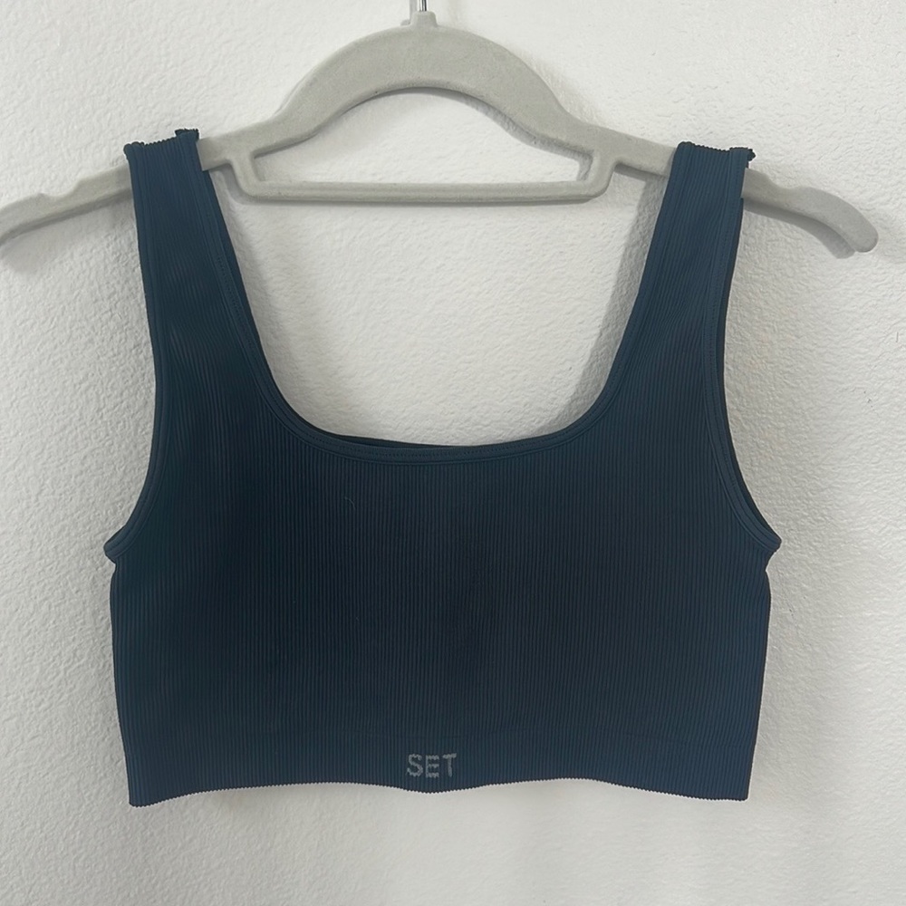 Set Active Navy Sports Bra